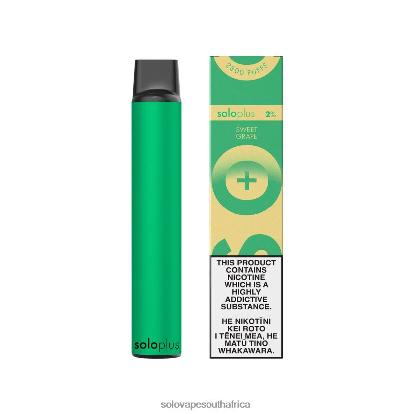 Solo Plus Disposable Vape Paradise Collection Sweet Grape | Solo Puffs JL8L2F40
